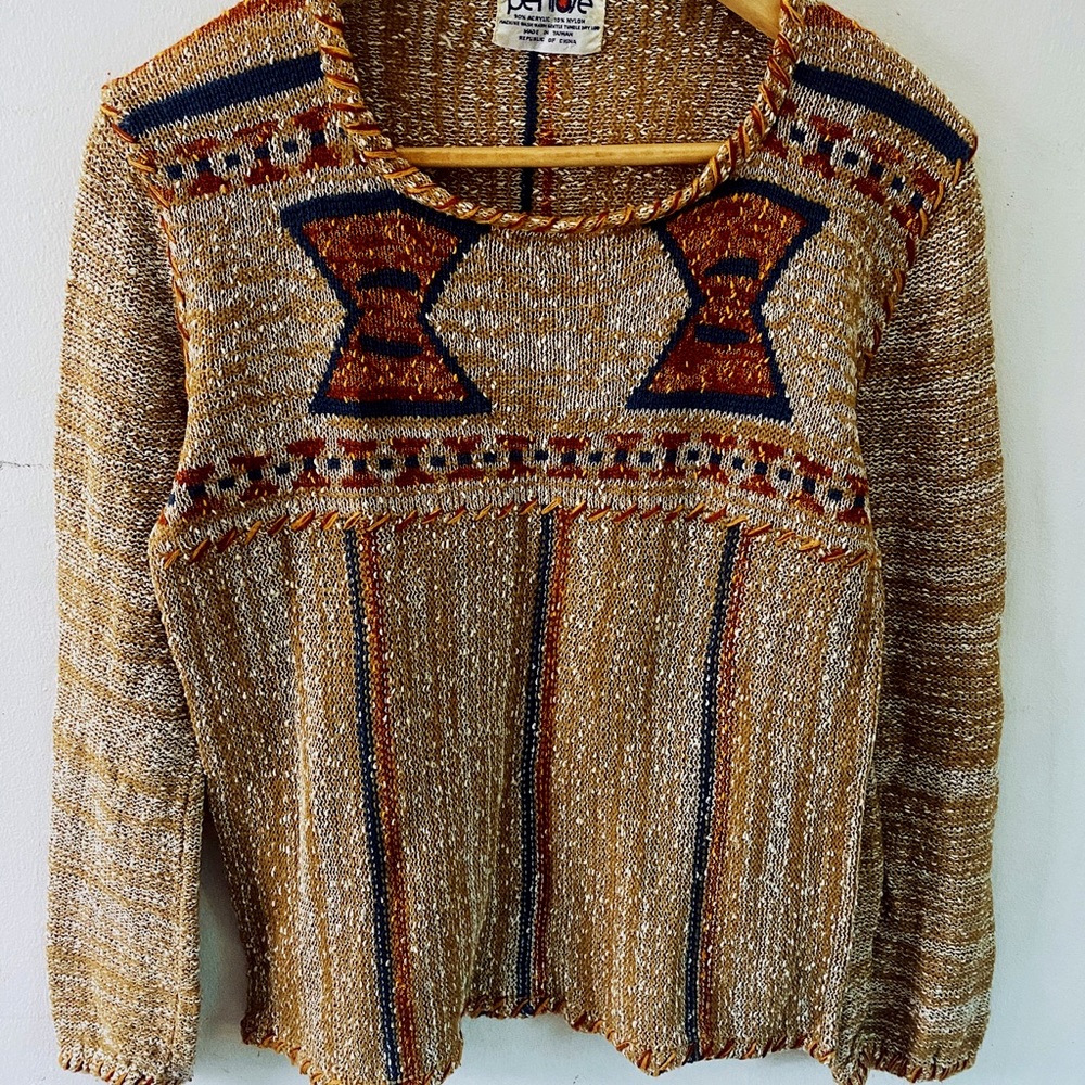 70’s Vintage Tribal Sweater